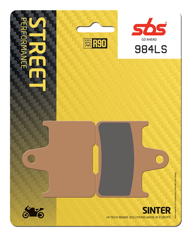 SBS brake pads KH254 street performance (excel) sinteredcolour gold BMW m 1000 rr 21-23 rear(984LS)